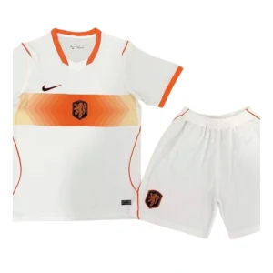 Netherlands 2026 World Cup Away Kids Short Sleeve Kit & Jersey Fan Version
