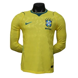 Brazil 2026 World Cup Home Long Sleeve Kit & Jersey Player Version